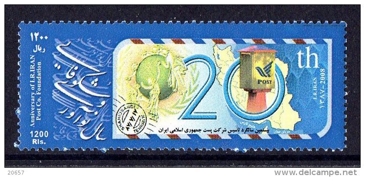 IRAN 2813 Journée De La Poste , UPU , Boite Aux Lettres - Post