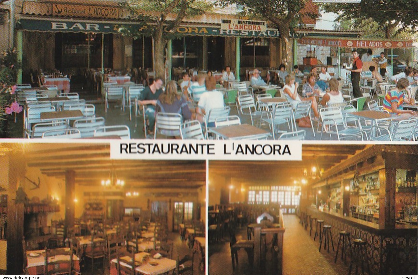 PORT BOU   -   Bar Restaurante    L'ANCORA     CPM - Peñón De Vélez De La Gomera