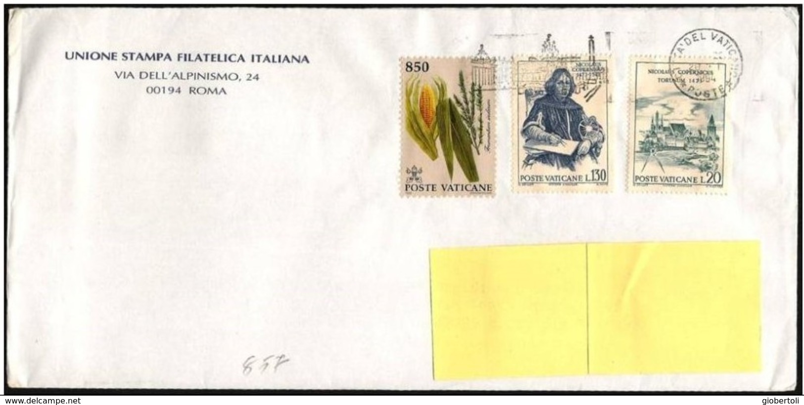 Vaticano/Vatican: Lettera, Lettre, Letter - Covers & Documents