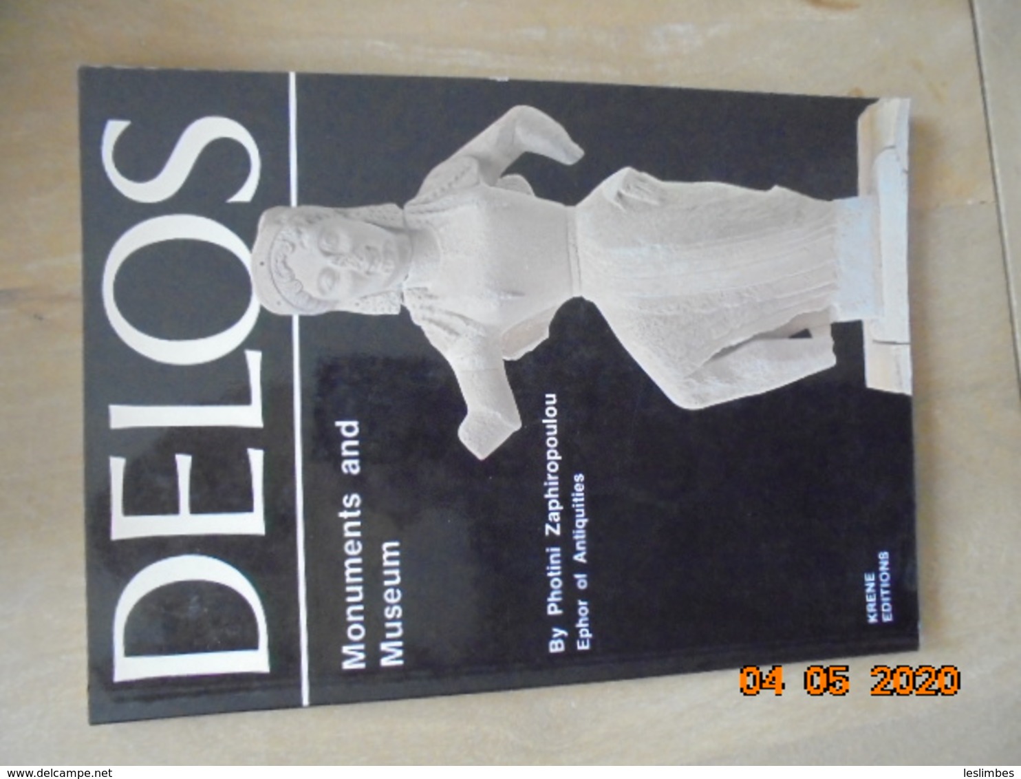 Delos: Monuments And Museum By Photini Zaphiropoulou. Krene Editions, 1983. Greece - Travel/ Exploration