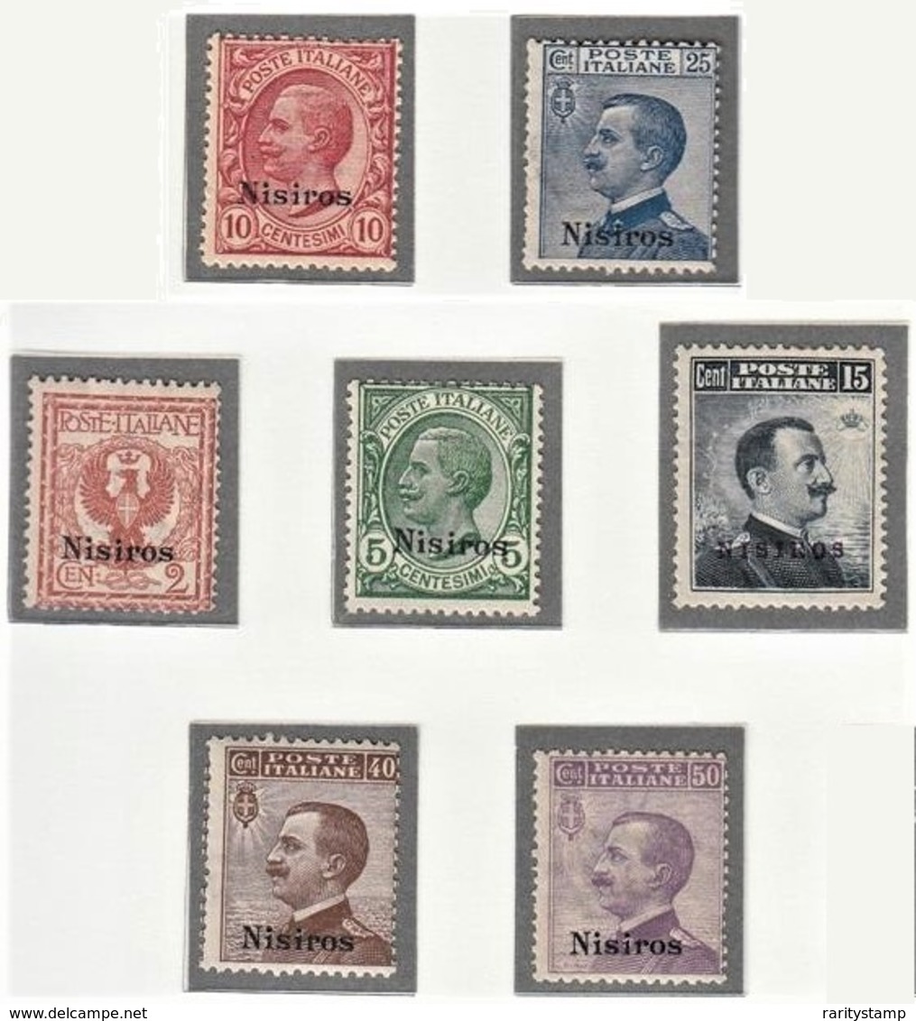 ITALIA 1912  COLONIE E POSSEDIMENTI EGEO NISIRO 1912 SASSONE S.63  MNH  CV € 250 - Egeo (Nisiro)