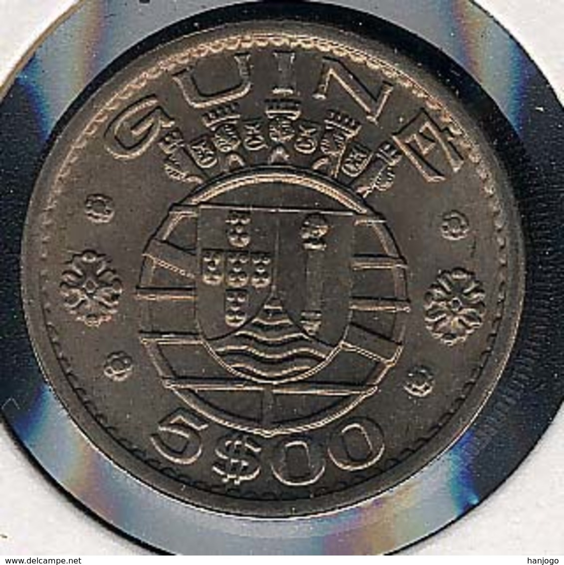 Guinea (port.), 5 Escudos 1973, UNC - Guinea-Bissau