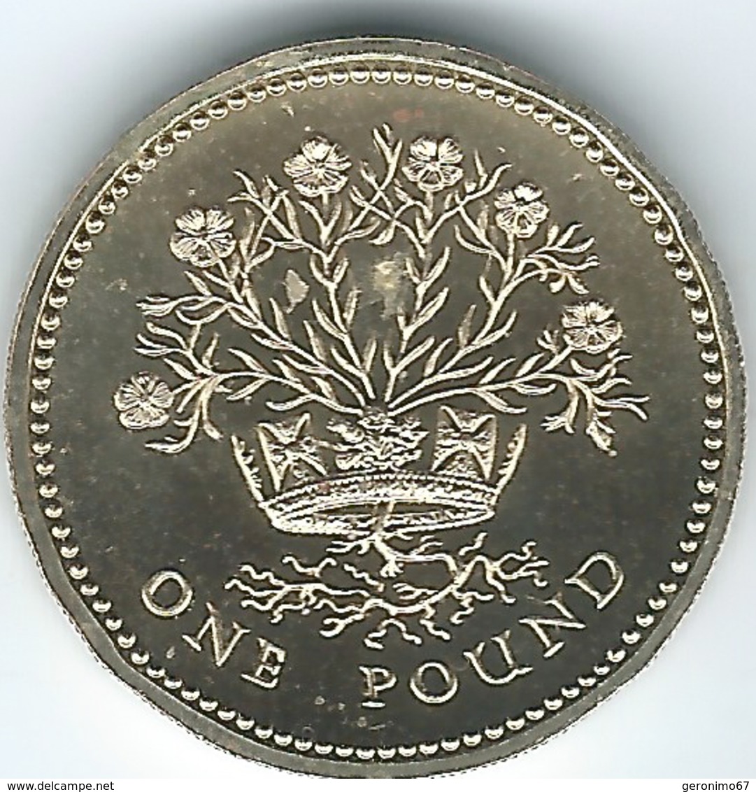 Great Britain / United Kingdom - 1986 - 1 Pound - Elizabeth II - Northern Ireland Flax - KM946 - UNC - 1 Pound