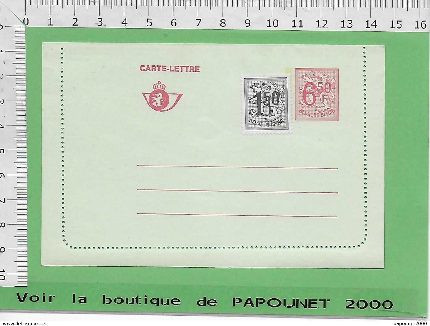 01539 - 03020 - E Be Entiers Postaux  Enveloppe-lettre - Enveloppes-lettres