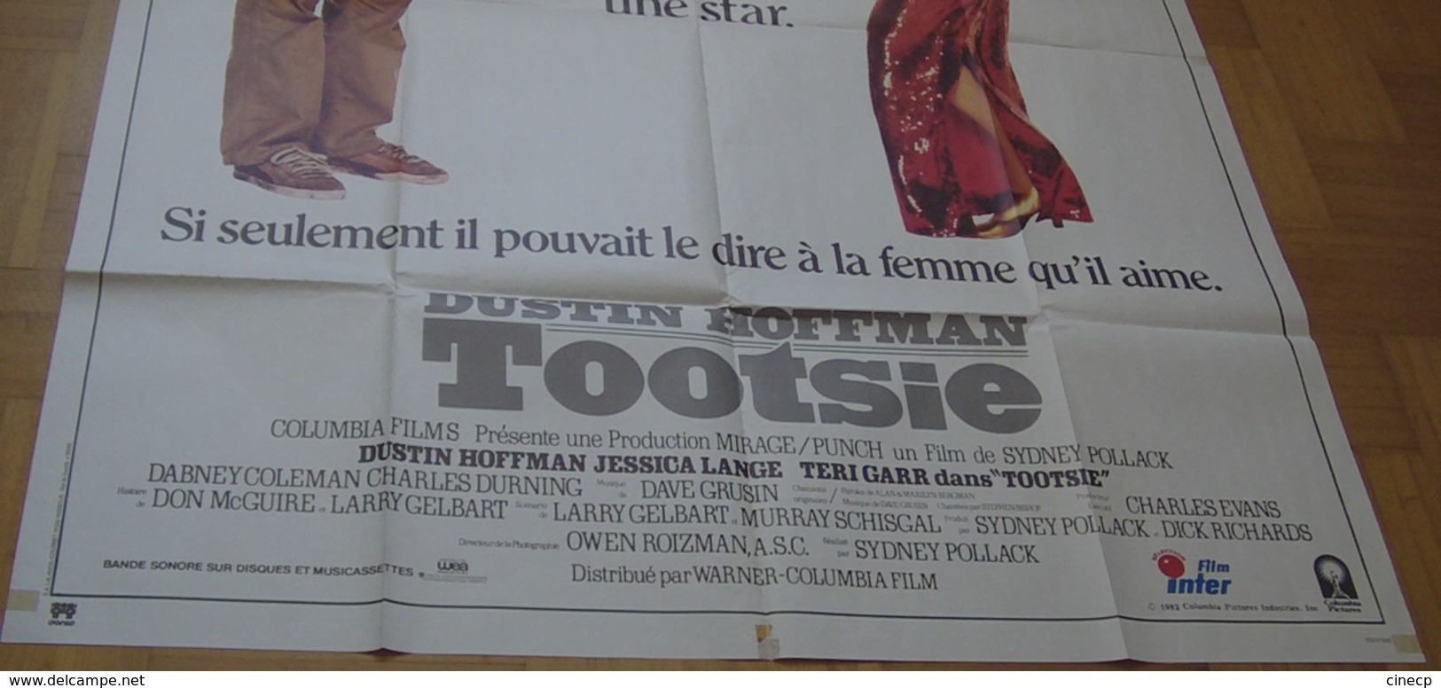 AFFICHE CINEMA ORIGINALE FILM TOOTSIE Sydney POLLACK Dustin HOFFMAN Jessica LANGE 1982 - Posters