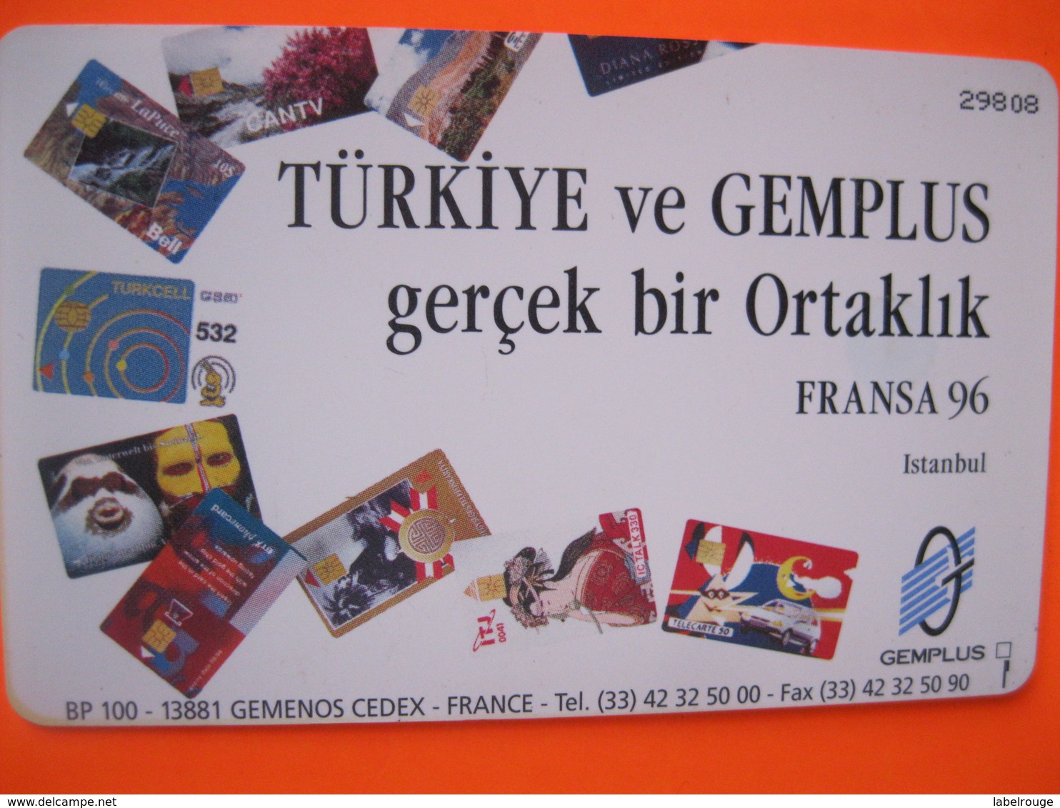 Telecarte De Turquie "gemplus" - Turchia