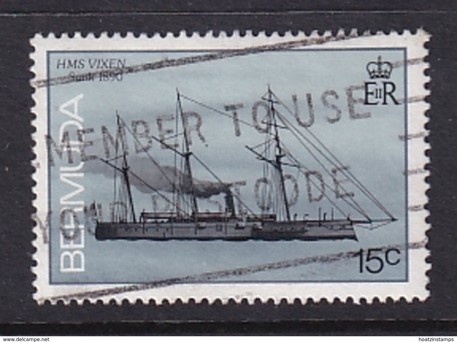 Bermuda: 1986/90   Ships    SG512A   15c  [no Imprint Date]   Used - Bermuda