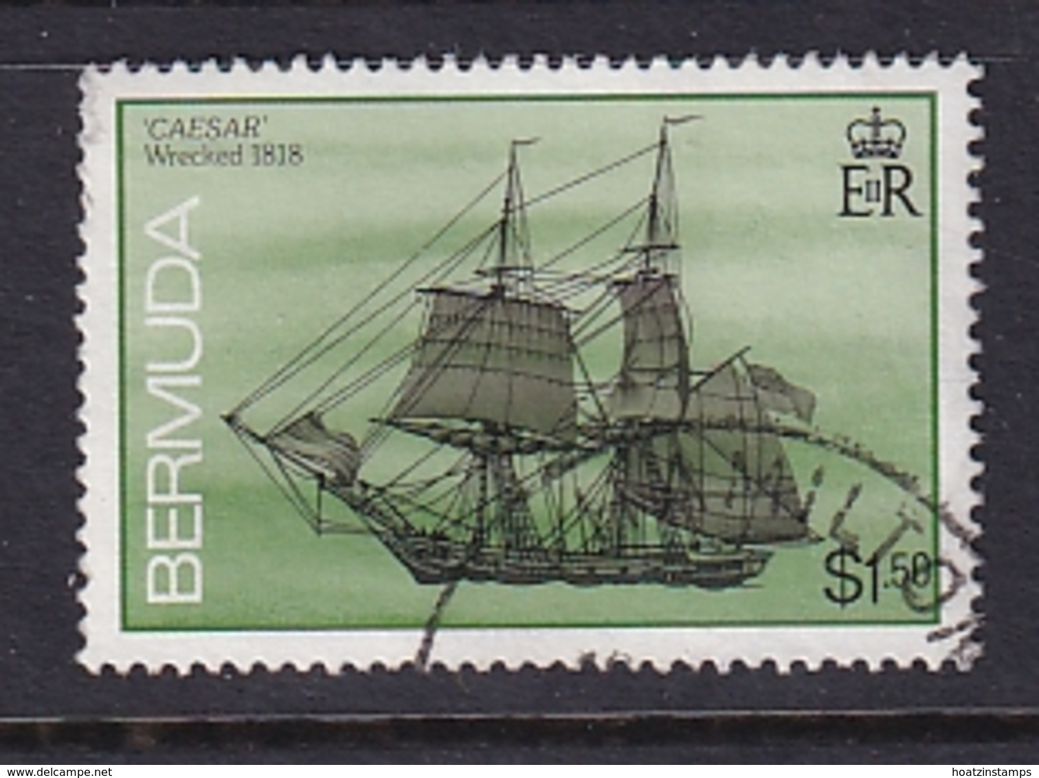 Bermuda: 1986/90   Ships    SG519A   $1.50  [no Imprint Date]   Used - Bermuda