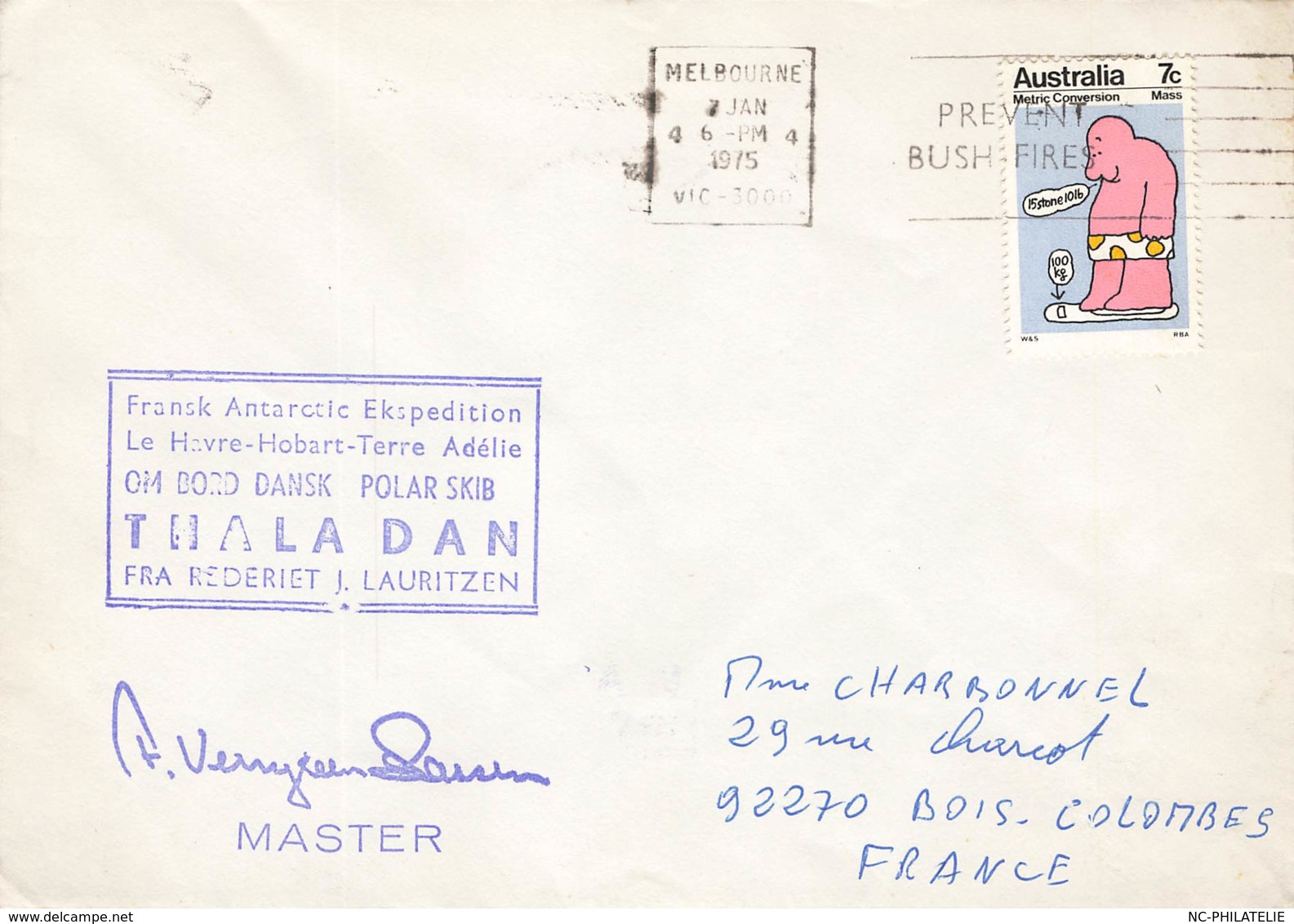 Let 103 - Australie - Melbourne - 1975 - Thala Dan - Covers & Documents