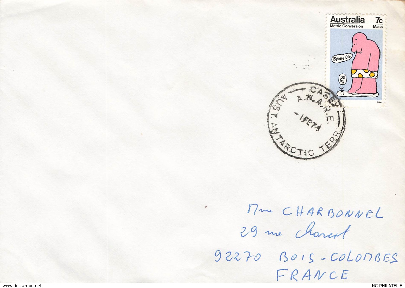 Let 104 - Australie - Casex - Aust. Antarctic - 1974 - Brieven En Documenten