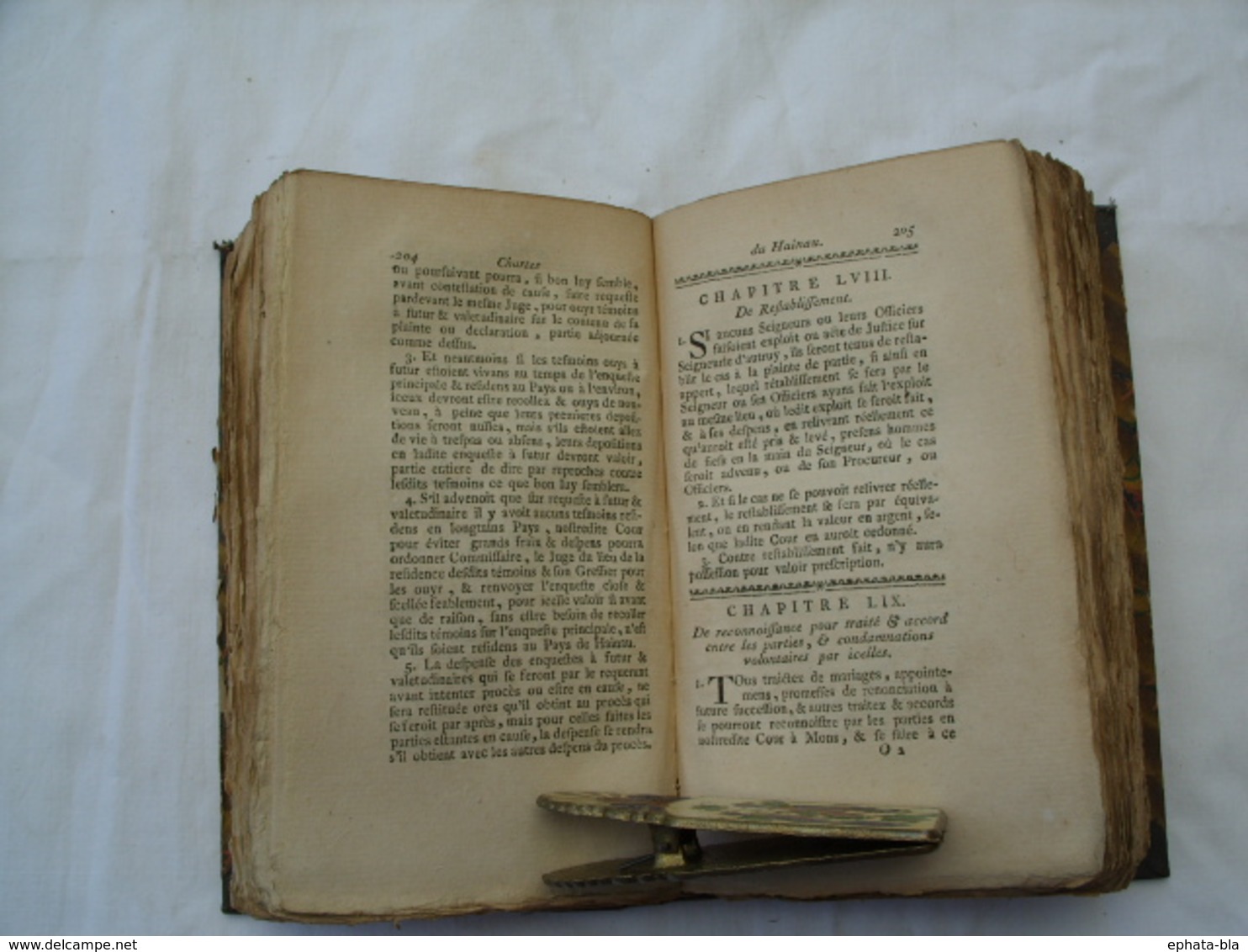 Les Chartes Nouvelles Du Pays Et Comté De Hainaut, Imprimé M.J. Wilmet à Mons.Réimpression Du 2 Avril 1783. - Before 18th Century