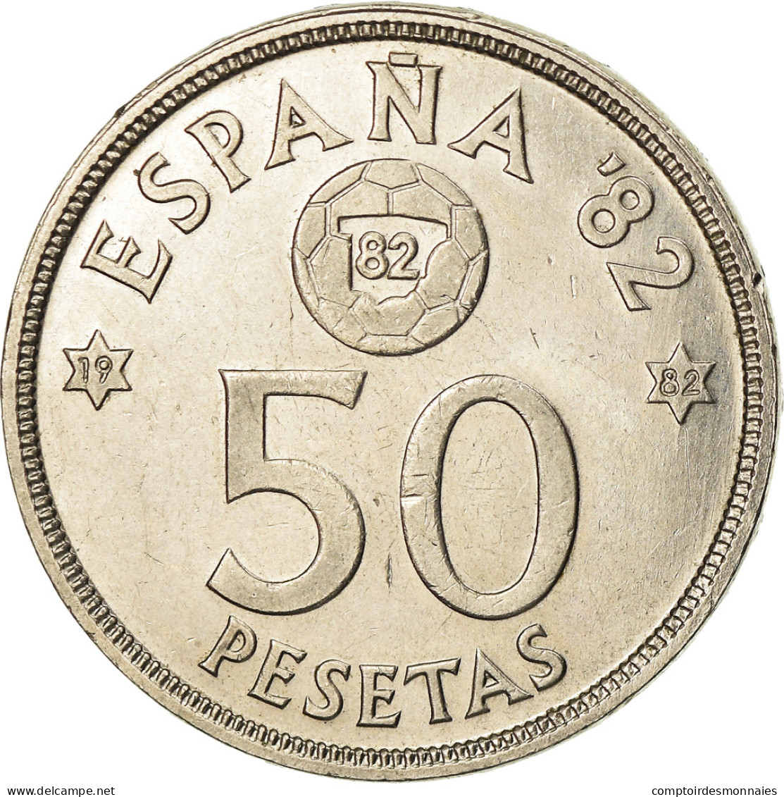 Monnaie, Espagne, Juan Carlos I, 50 Pesetas, 1982, SUP, Copper-nickel, KM:819 - 50 Pesetas