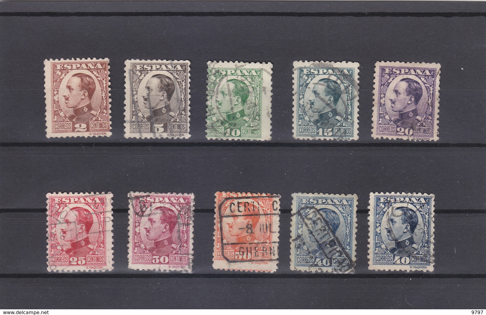 490/498 Y 497/A (SERIE COMPLETA 10 VALORES) USADA - 1930/1 ALFONSO XIII, CATALOGO EDIFIL 11,75 EUROS - Used Stamps