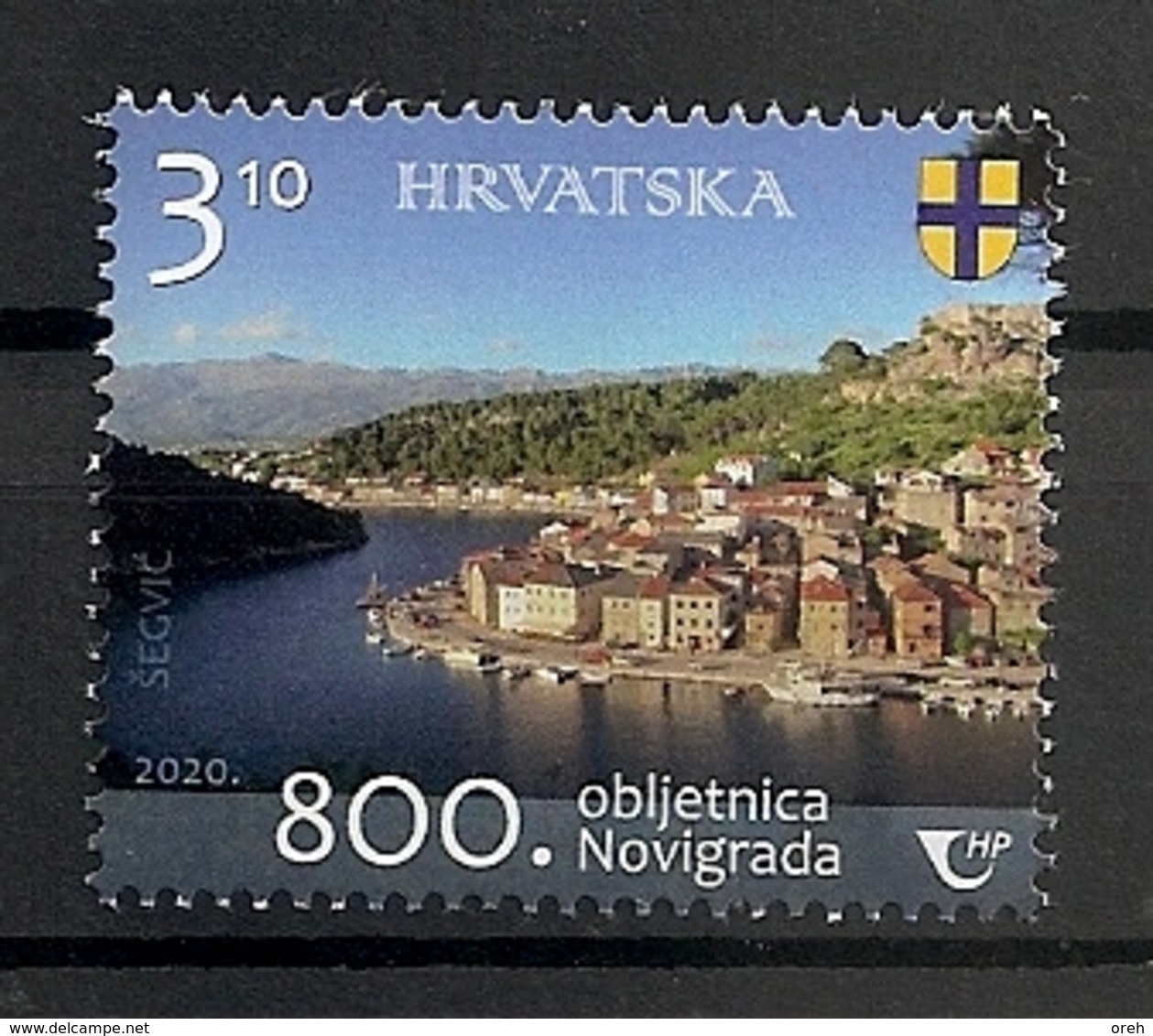 CROATIA 2020,800 YEARS OF TOWN NOVIGRAD,SEE,MNH - Croatia