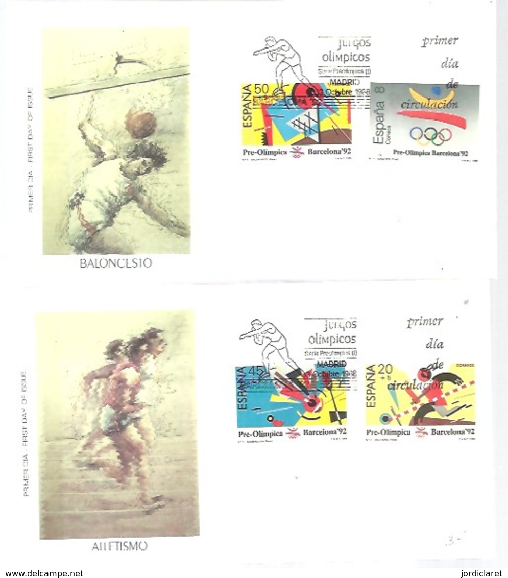 FDC  ESPAÑA - Summer 1992: Barcelona