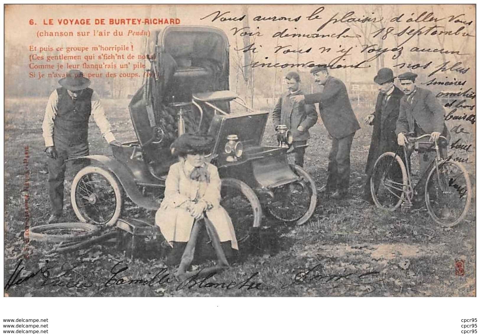 Automobile. N° 48046 . Le Voyage De Burtey Richard.accident - Passenger Cars