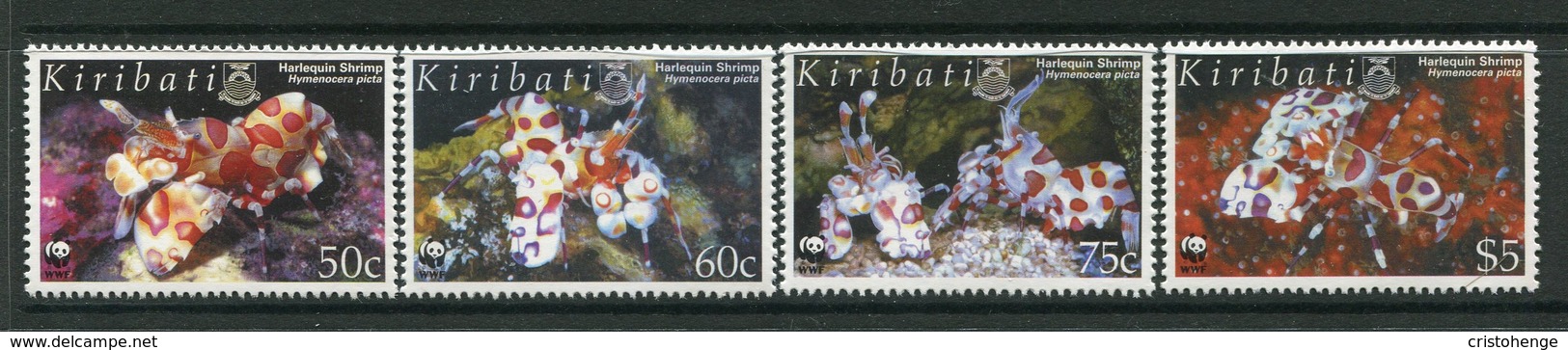 Kiribati 2005 Endangered Species - Harlequin Shrimp Set MNH (SG 746-49) - Kiribati (1979-...)