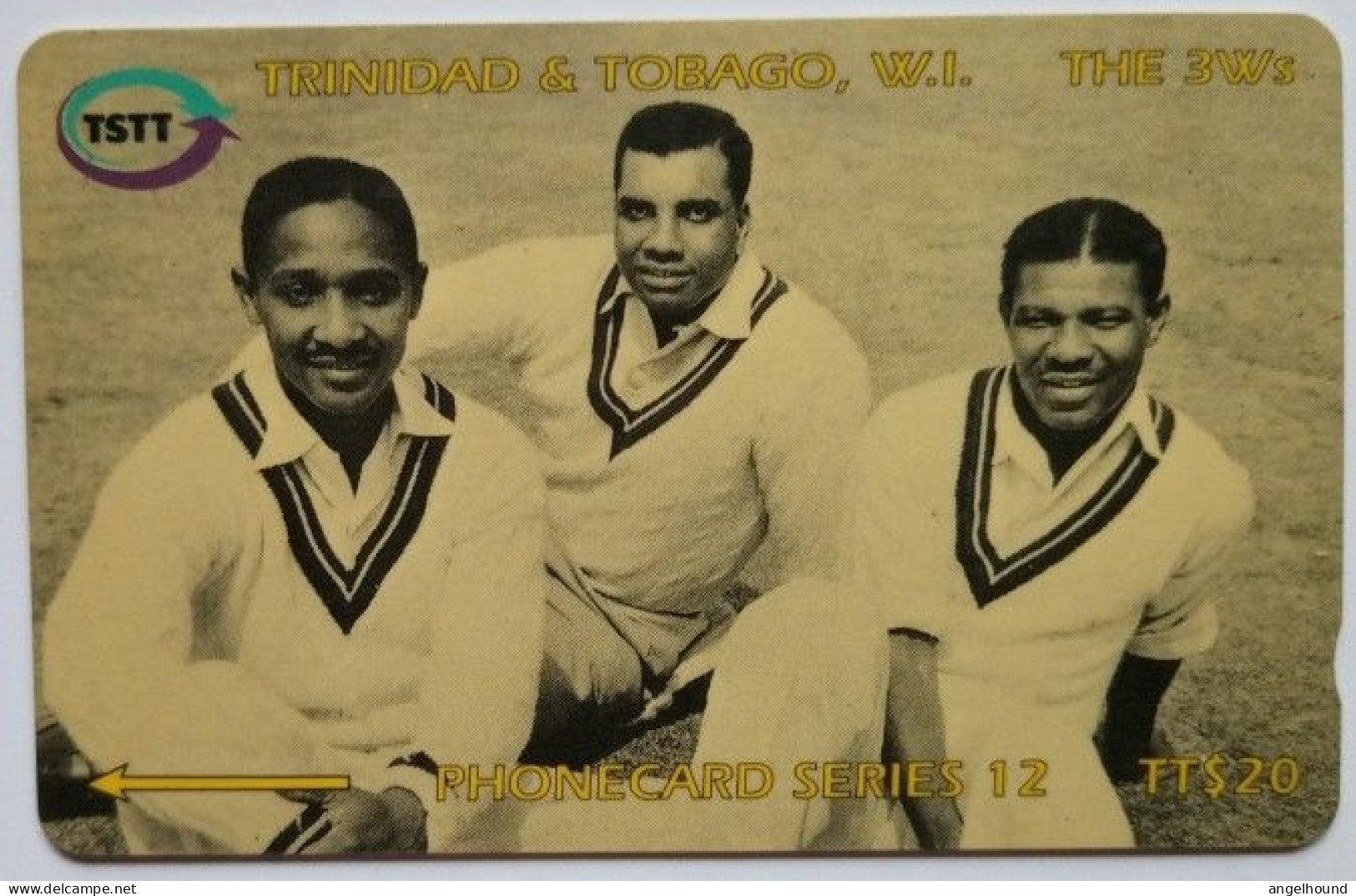 Trinidad And Tobago TT$20  144 CTTB Cricket  The 3 "W"s - Trinidad & Tobago