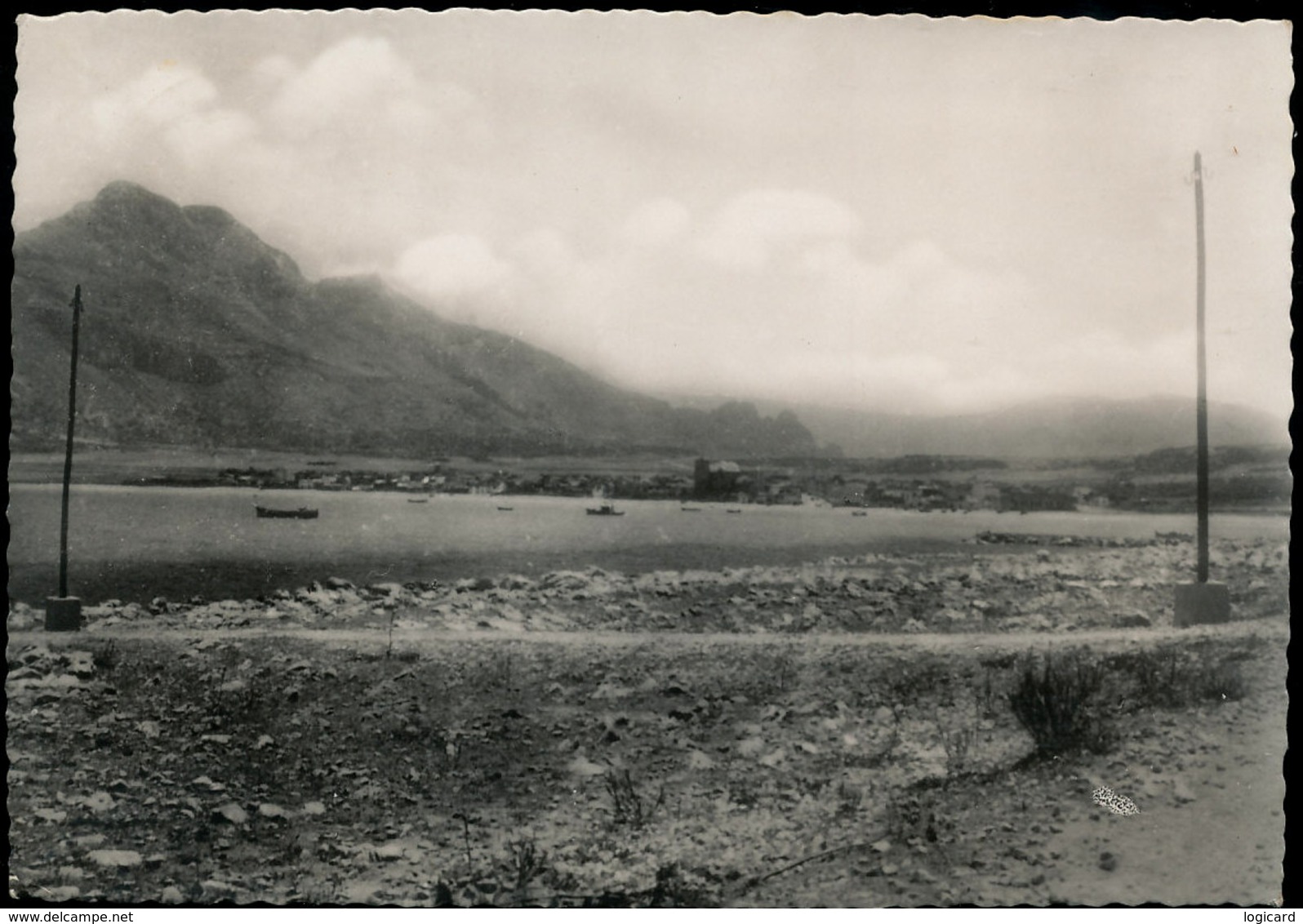 SAN VITO LO CAPO (TRAPANI) PANORAMA VISTO DAL PORTO 1955 - Trapani