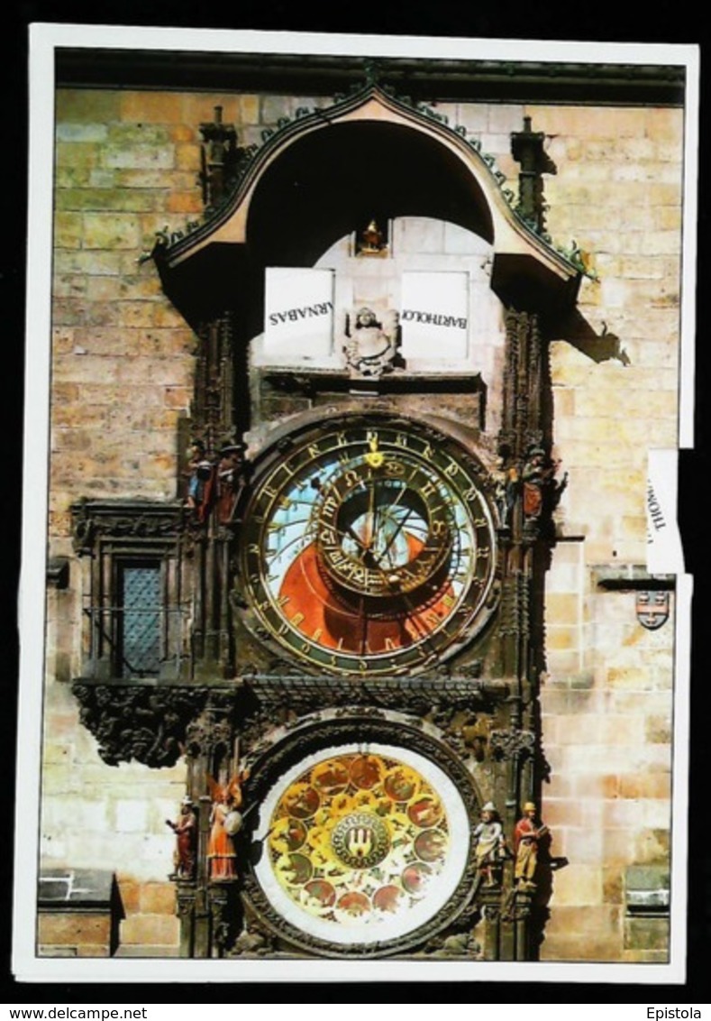 HORLOGE ASTRONOMIQUE - ASTRONOMICAL CLOCK - ASTRONOMISCHE KLOK  (Prague Praha)  - (Systeemkaart System Card) - Astronomie