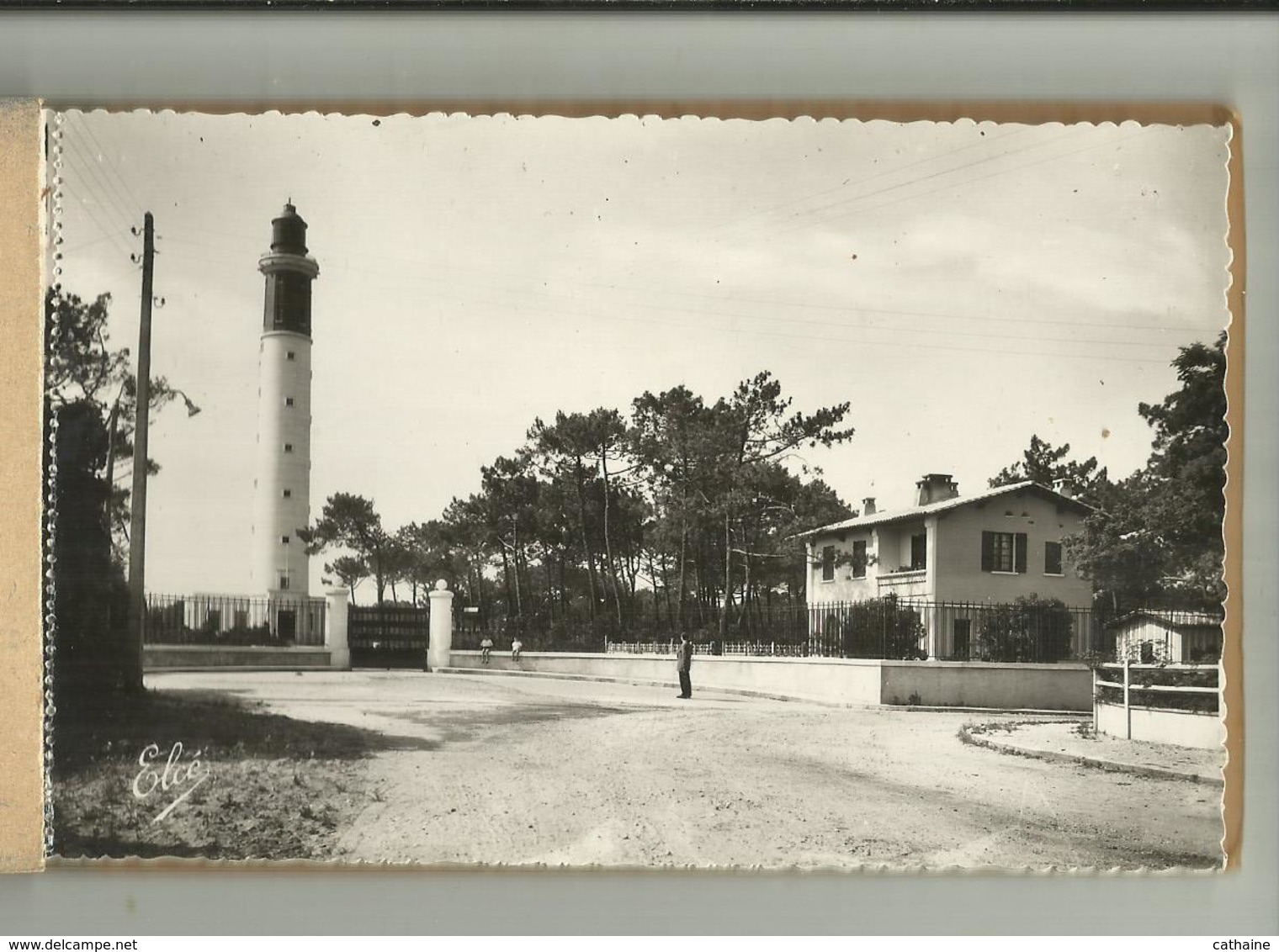 33 . CAP FERRET . CARNET DE 10 CARTES COMPLET .VERITABLE PHOTO BROMURE GLACE  ELCE - Altri & Non Classificati