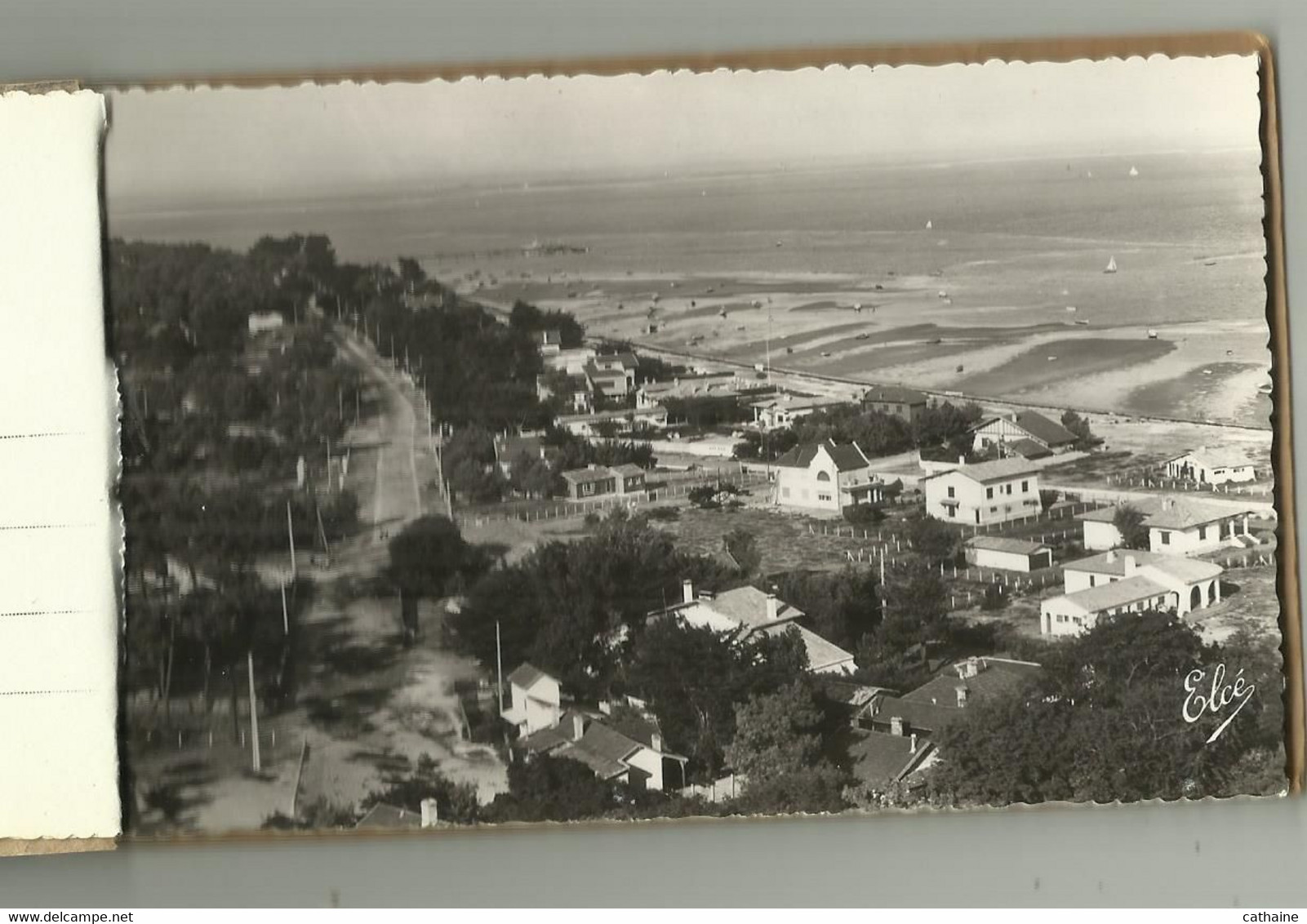 33 . CAP FERRET . CARNET DE 10 CARTES COMPLET .VERITABLE PHOTO BROMURE GLACE  ELCE - Altri & Non Classificati