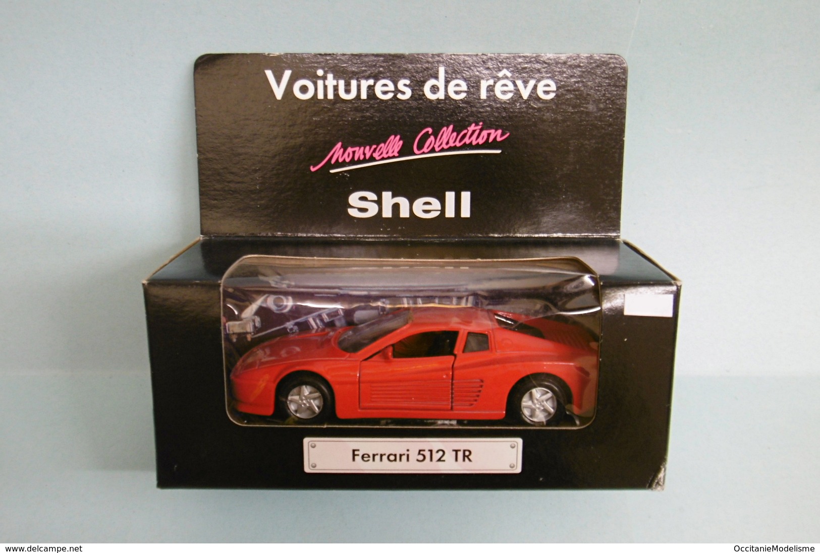 Maisto / Shell - FERRARI 512 TR Rouge Voitures De Rêve BO 1/38 - Maisto