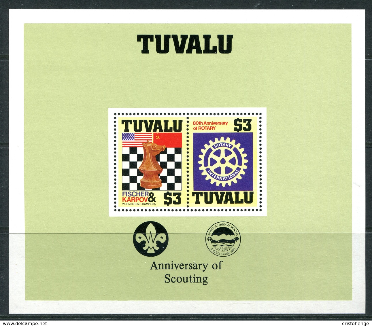 Tuvalu 1986 International Events MS MNH (SG MS376) - Tuvalu