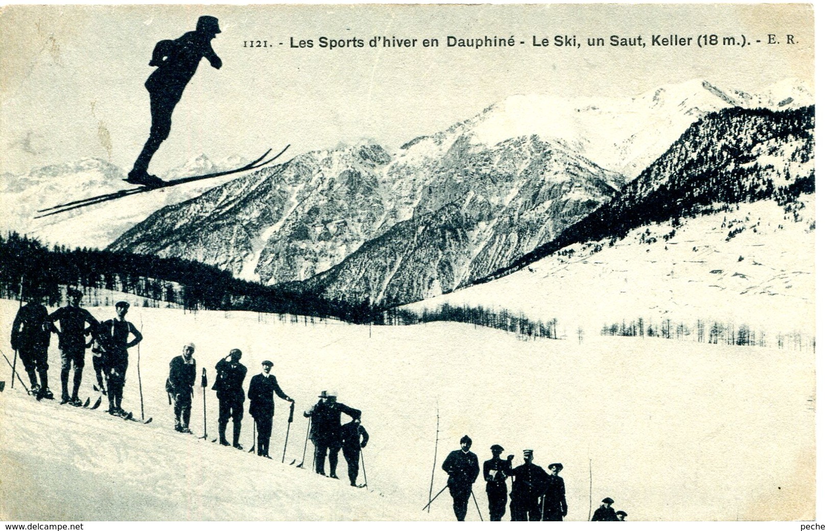 N°9070 -cpa Le Ski , Un Saut, Keller (18m) - Sports D'hiver
