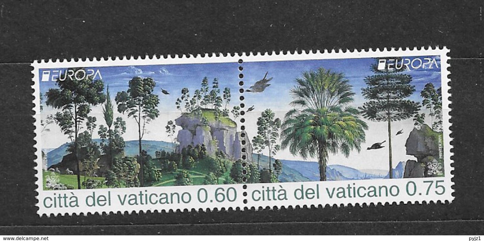2011 MNH Vaticano Mi 1710-11 - Unused Stamps