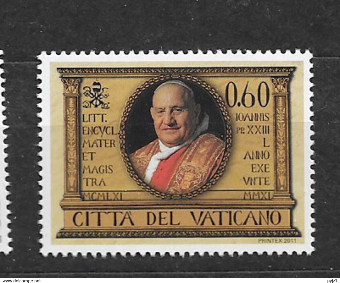 2011 MNH Vaticano Mi 1719 - Nuovi