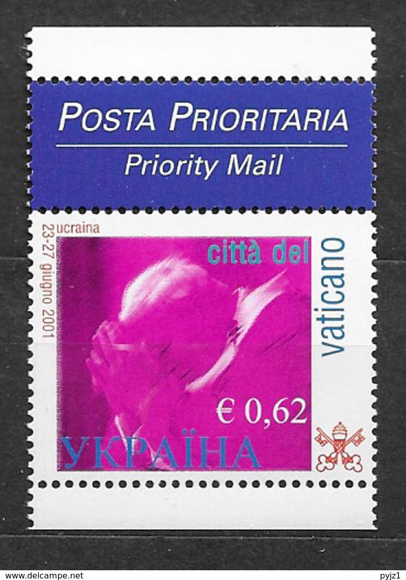 2002 MNH Vaticano Mi 1425 From Booklet - Unused Stamps