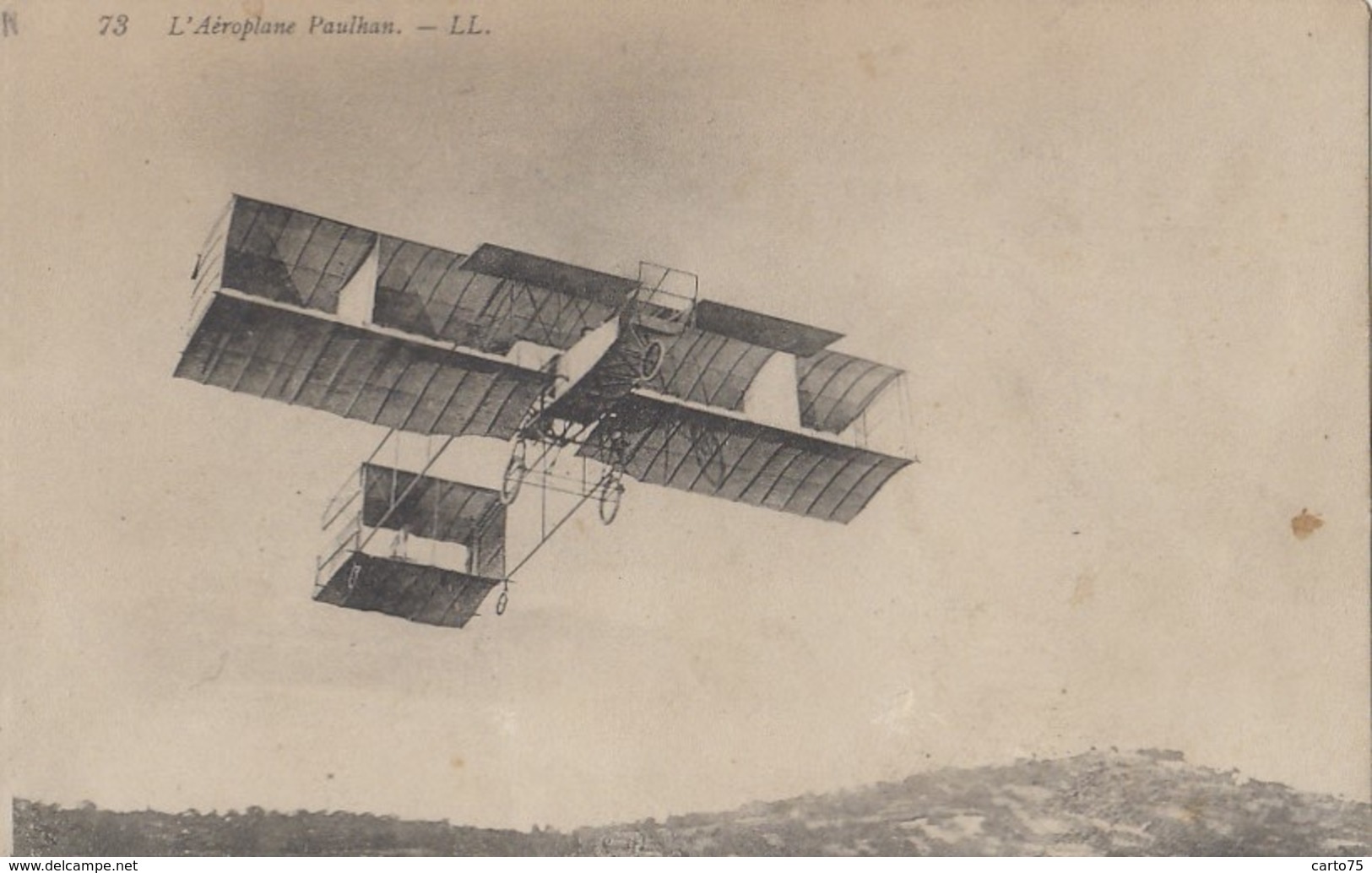 Aviation - Avion Biplan Paulhan - ....-1914: Précurseurs