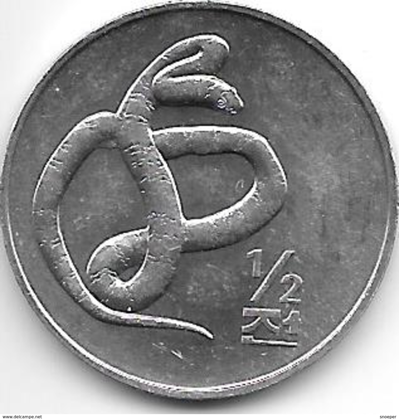 *Korea N  1/2 Chon 2002  Km 188  Unc - Corée Du Sud