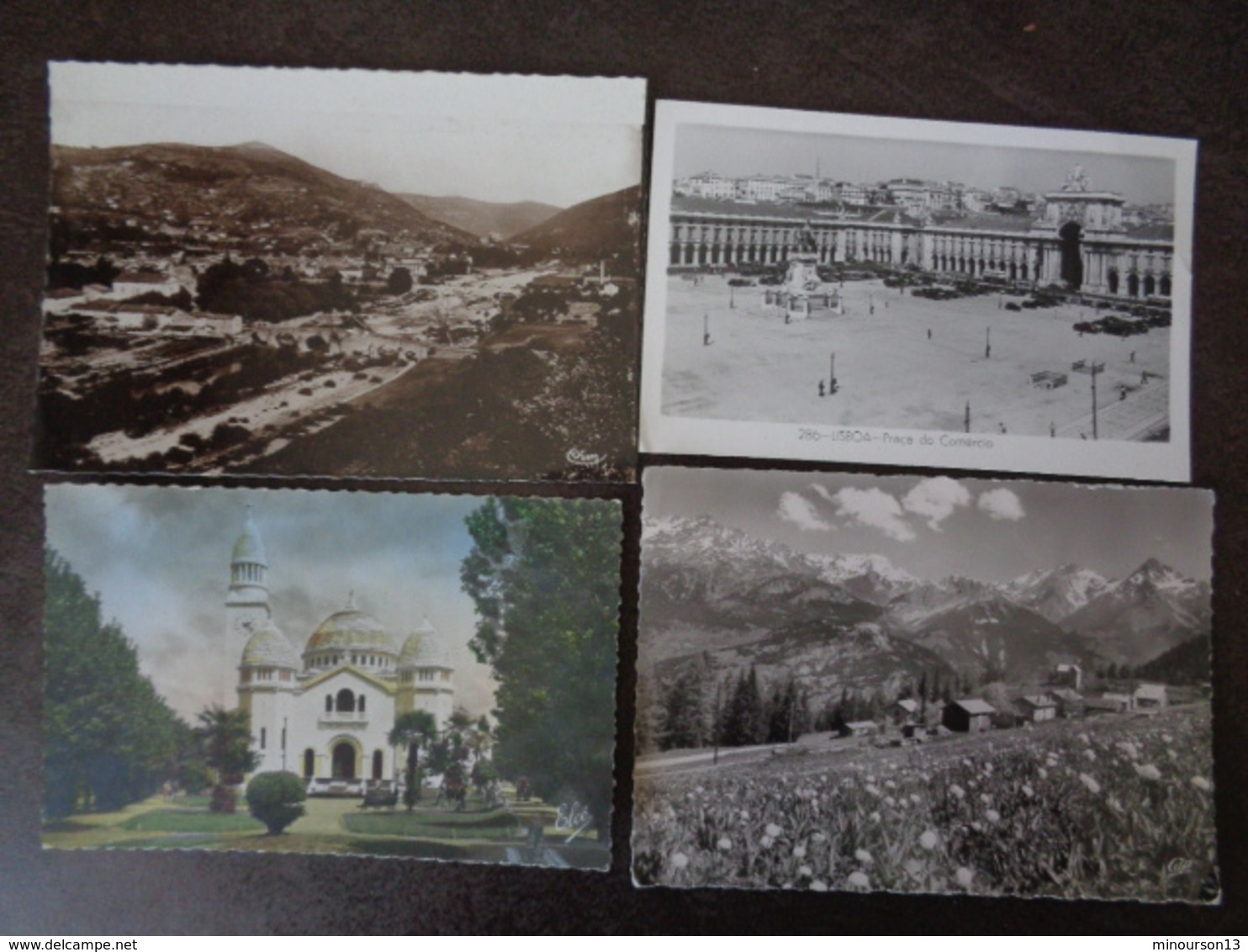 LOT DE 125 CARTES PHOTOS , AERIENNES, GENERALES, PLACES,MULTIVUES, ETC, ETC... TOUTES EN PHOTOS