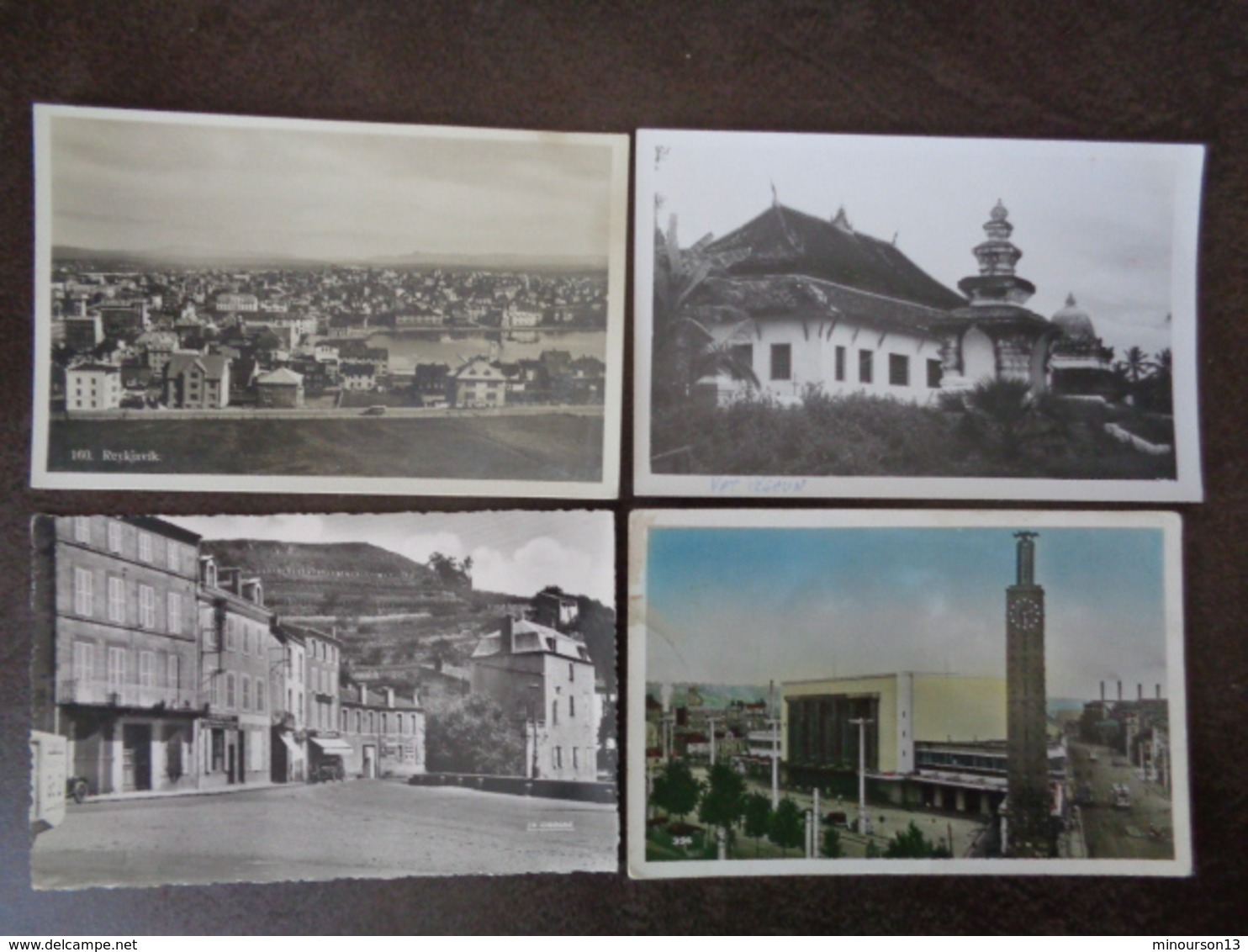 LOT DE 125 CARTES PHOTOS , AERIENNES, GENERALES, PLACES,MULTIVUES, ETC, ETC... TOUTES EN PHOTOS