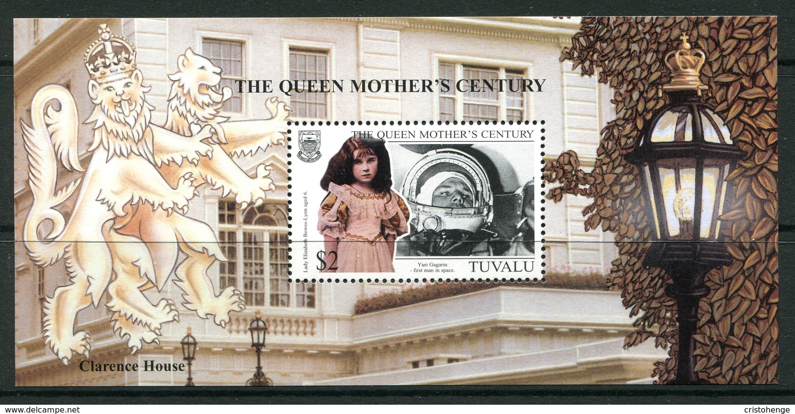 Tuvalu 1999 Queen Elizabeth The Queen Mothers Century MS MNH (SG MS850) - Tuvalu