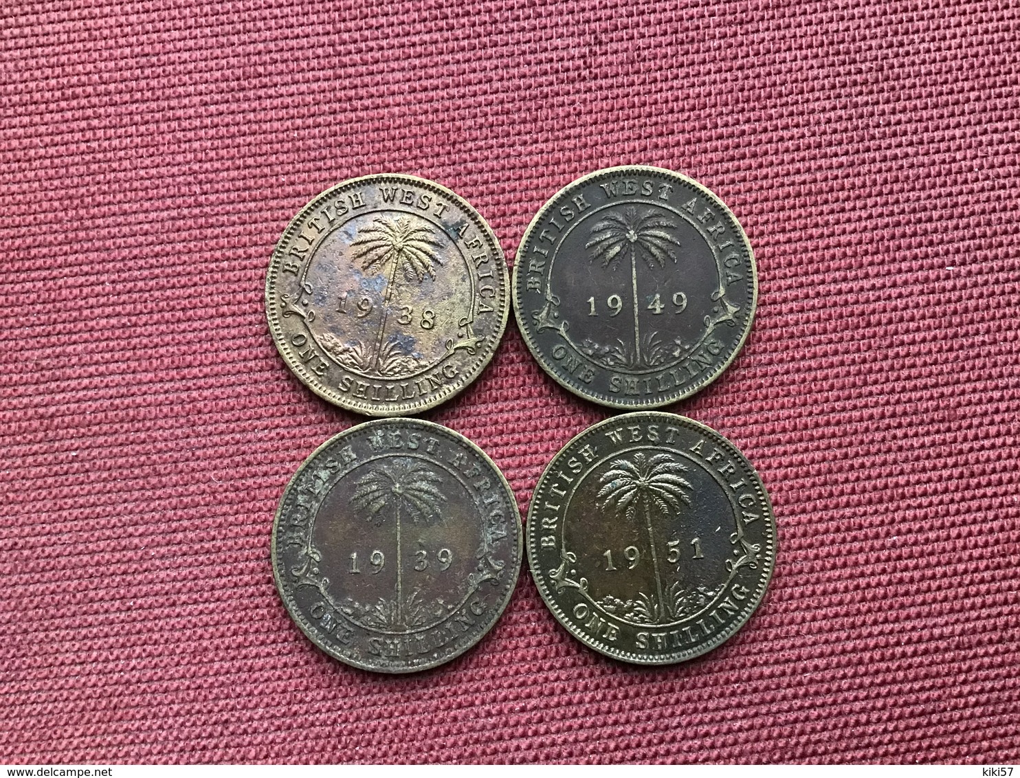 BRITISH WEST AFRICA Lot De 4 Monnaies - Colonies