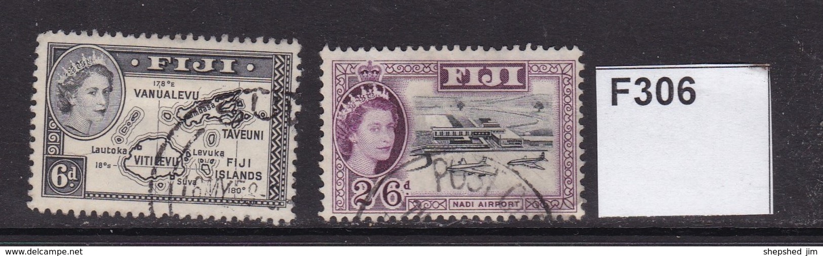 Fiji 1954 6d And 2/6d - Fidji (...-1970)