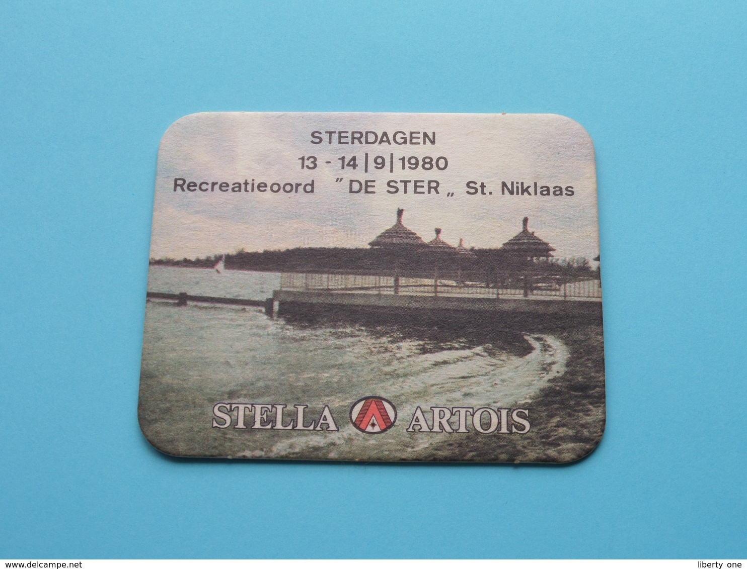 Recreatieoord " DE STER " St. NIKLAAS > STERDAGEN 1980 ( Sous Bock / Coaster / Onderlegger STELLA ARTOIS ) Zie Foto ! - Portavasos