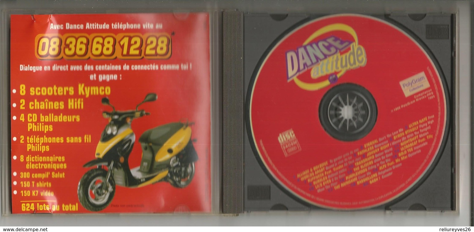 CD. Dance Attitude N°19,. Les 20 , N°1 De La Dance , Ed. Polygram, 1998 - Dance, Techno & House