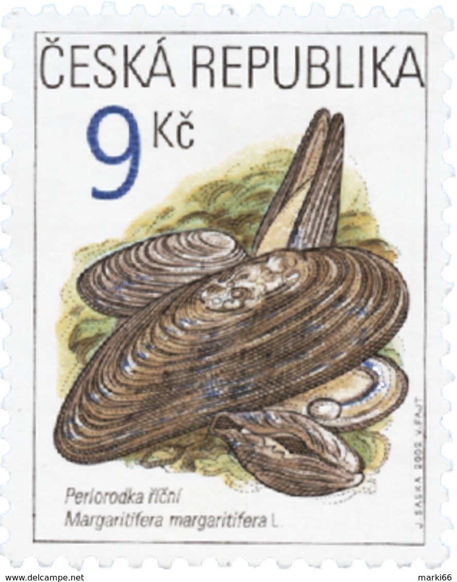 Czech Republic - 2002 - Fresh Water Pearl Oyster - Mint Stamp - Unused Stamps