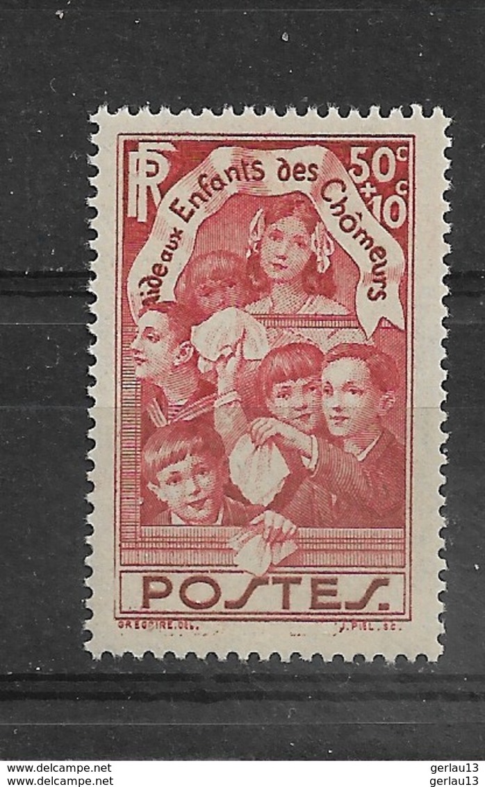 N° 312  **   NEUF SANS CHARNIERE      COTE  8 - Unused Stamps