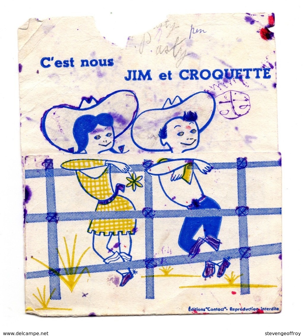 Buvard Jim Et Croquette Chaussure Rodeo - Other & Unclassified