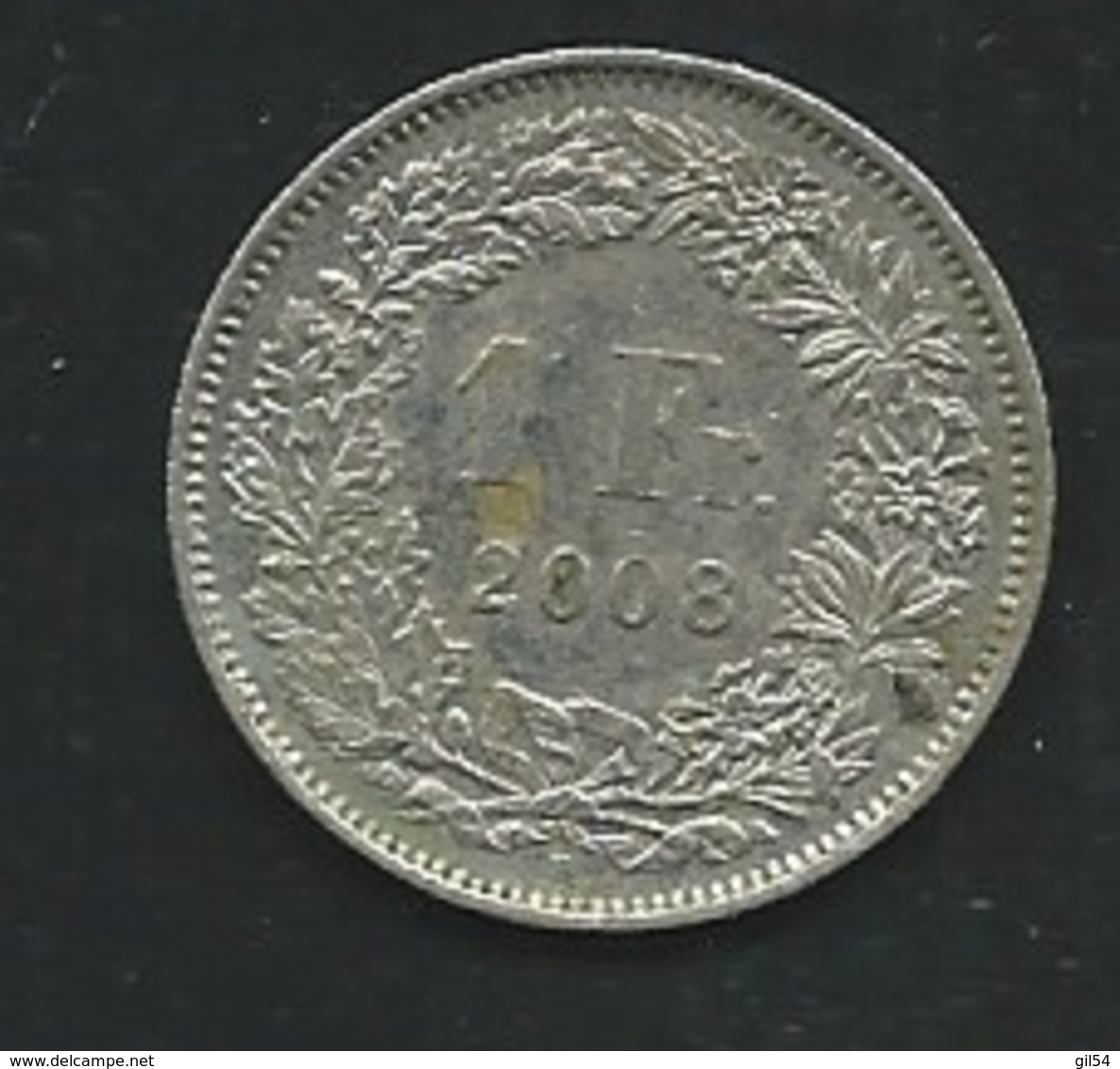 Switzerland Swiss 1 Franc 2008 Laupi 12307 - Autres & Non Classés