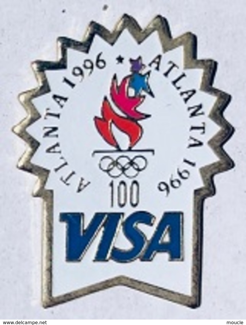 JEUX OLYMPIQUES - OLYMPIC GAMES - ATLANTA 1996 - SPONSOR VISA - 100ème -    (25) - Jeux Olympiques