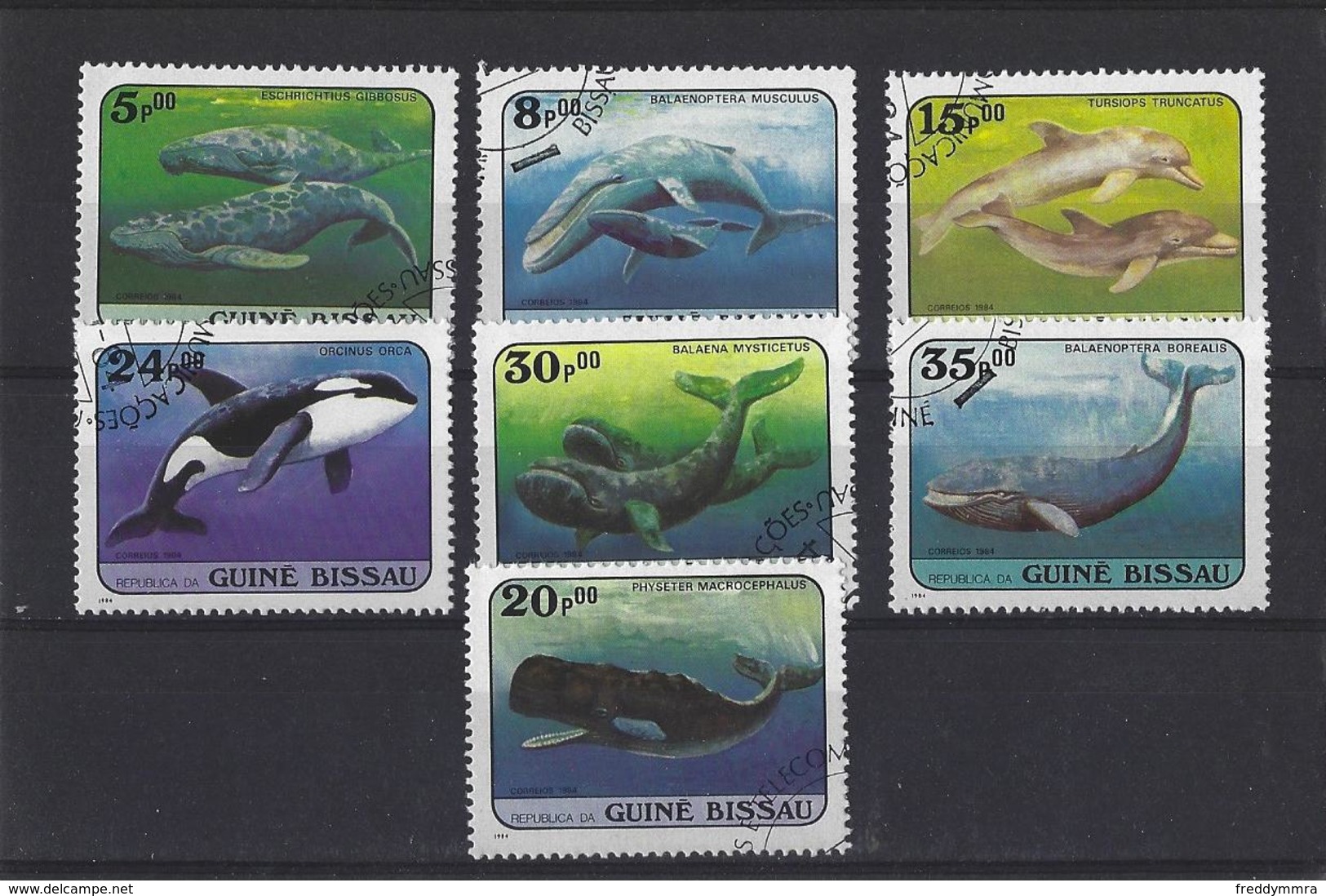 Guinée-Bissau: 307/ 313 Oblit - Balene