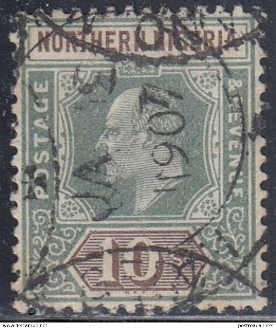 Northern Nigeria, Scott #18, Used, Edward VII, Issued 1902 - Nigeria (...-1960)