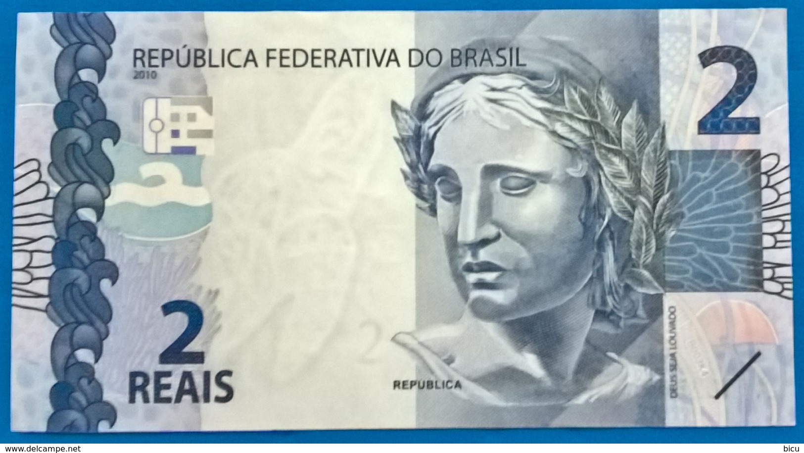 BRAZIL Banknote 2010-Cédula Flor De Estampa R$ 2,00 Reais   UNC Turtle - Brazil