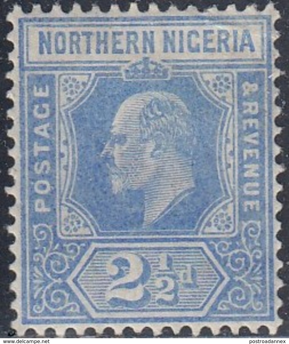 Northern Nigeria, Scott #31, Mint Hinged, Edward VII, Issued 1910 - Nigeria (...-1960)